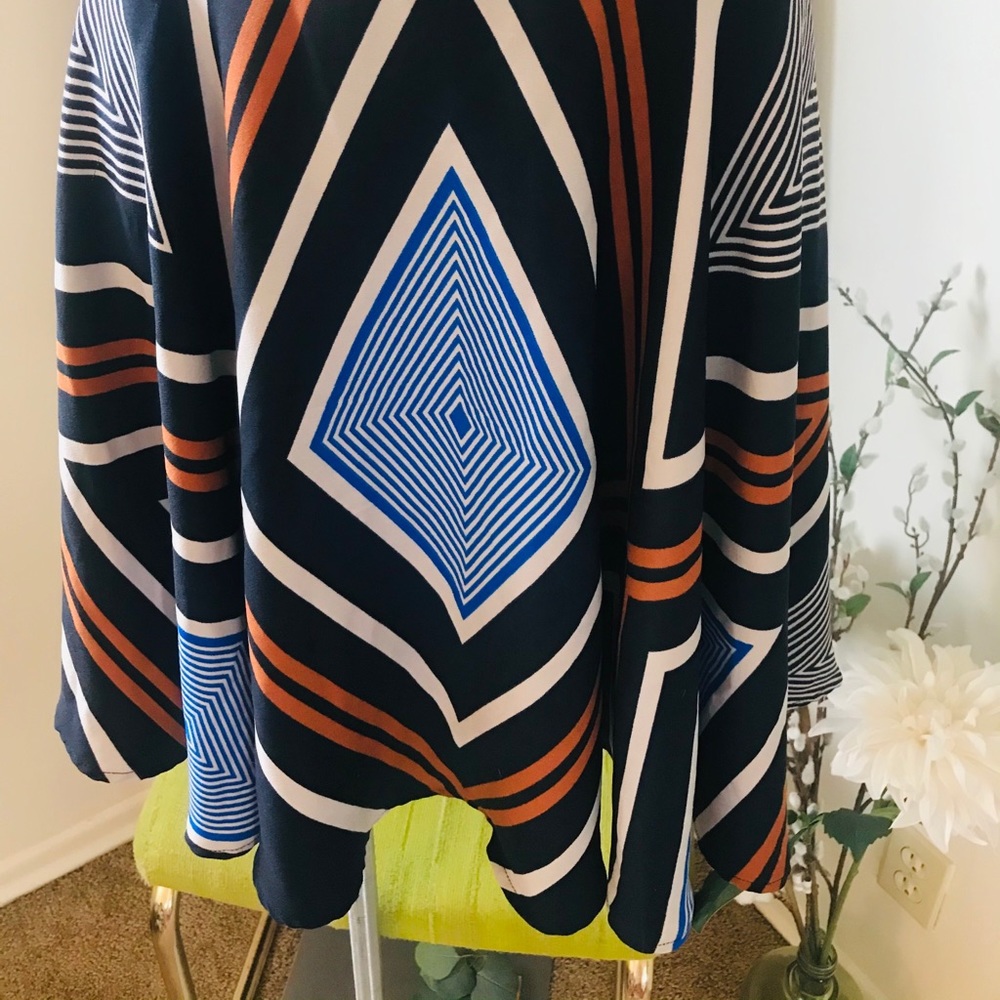 Patterned Swing Skirt